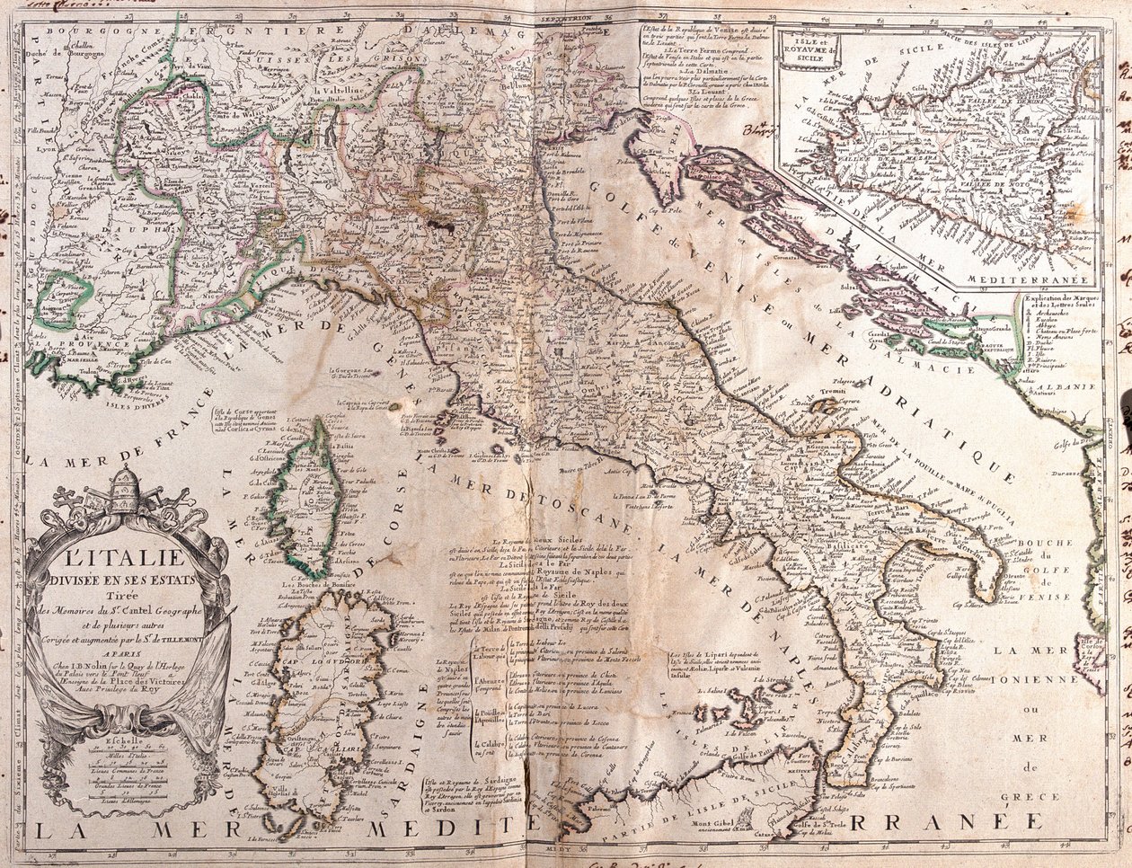 Italië door Jean Baptiste Nolin