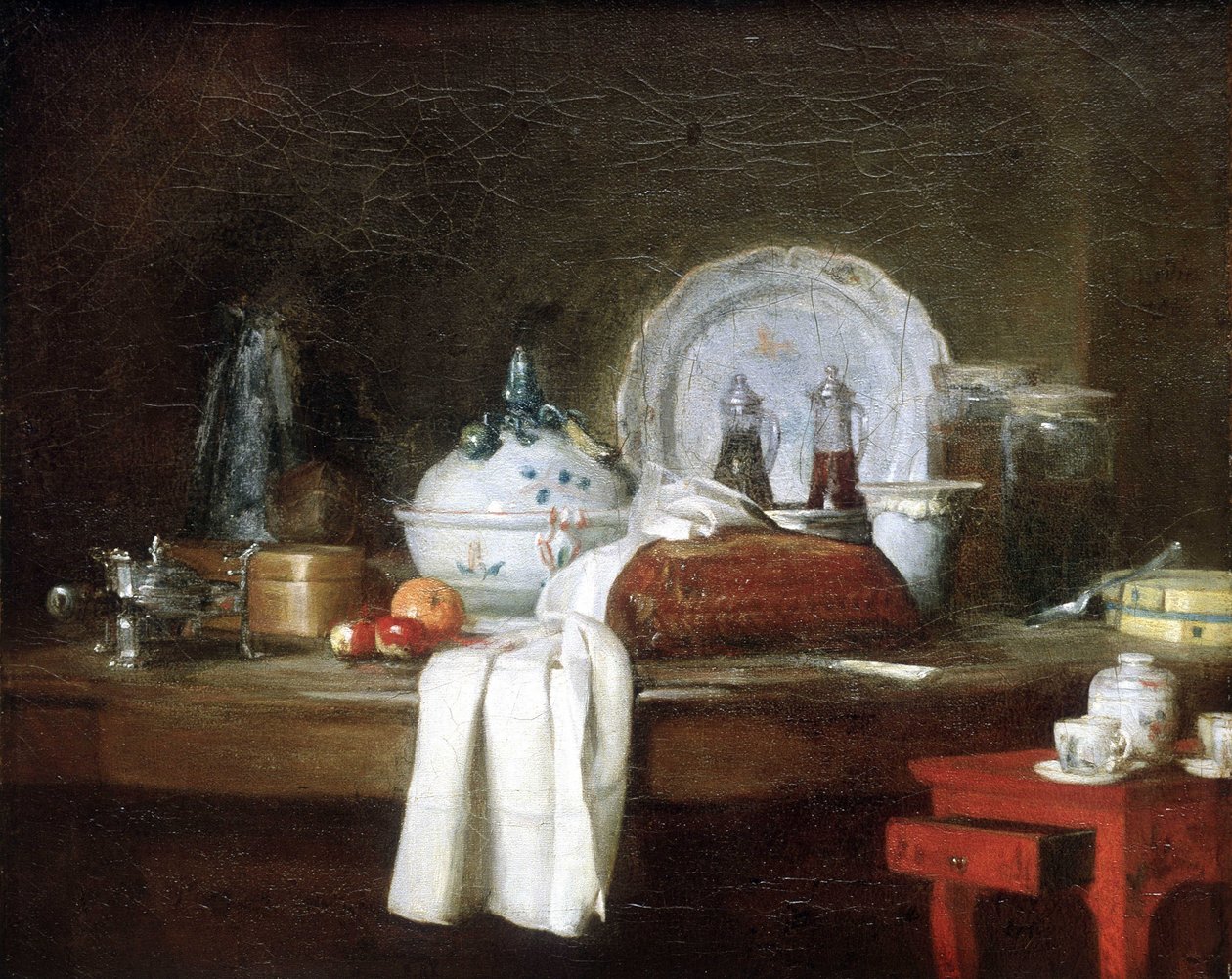Stilleven door Jean Baptiste Simeon Chardin