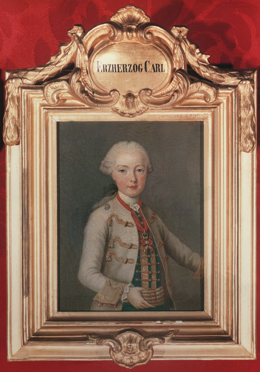 Aartshertog Karl Joseph (1745-61) zoon van Keizer Frans I (1708-65) en Keizerin Maria Theresia van Oostenrijk (1717-80) 1762 door Jean Étienne Liotard