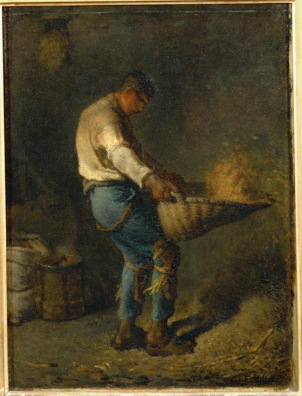 Un Vanneur, Salon ... door Jean Francois Millet