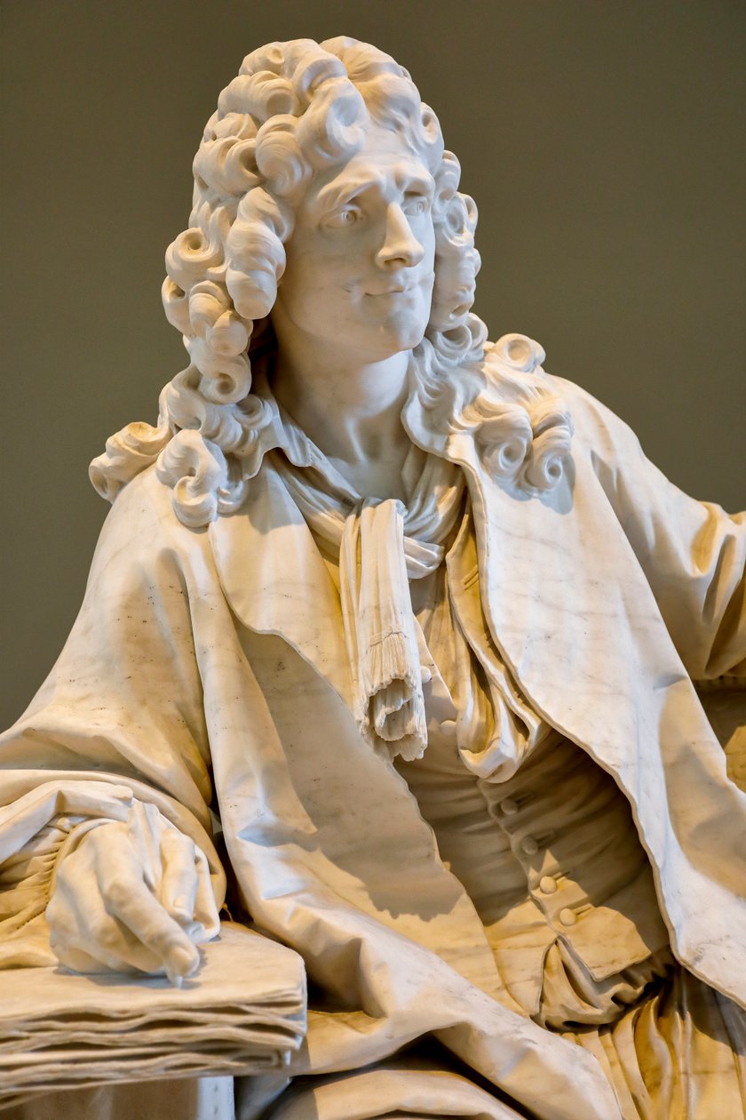 Jean Baptiste Poquelin bekend als Molière door Jean Jacques Caffieri