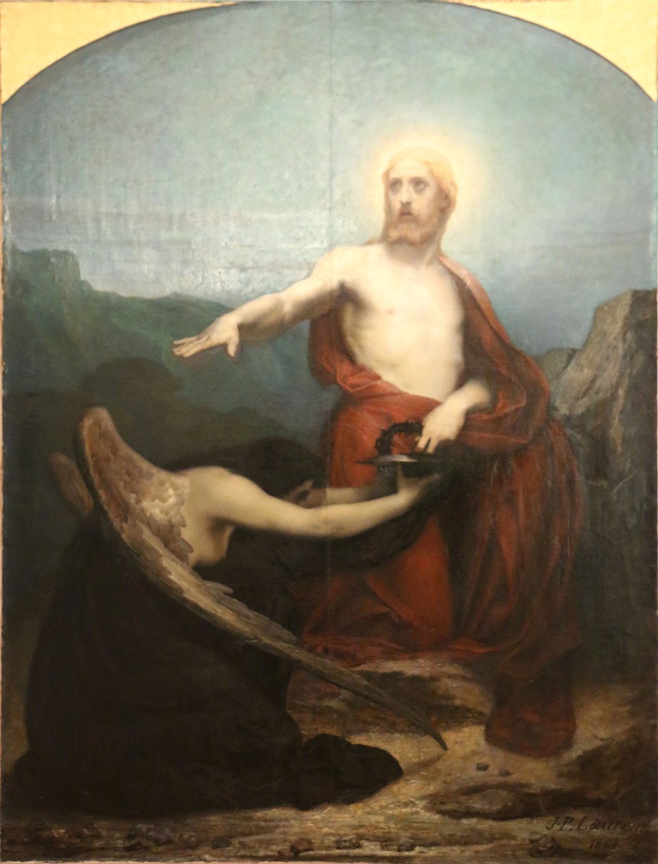 Moriar of Christus in de tuin van olijven door Jean Paul Laurens