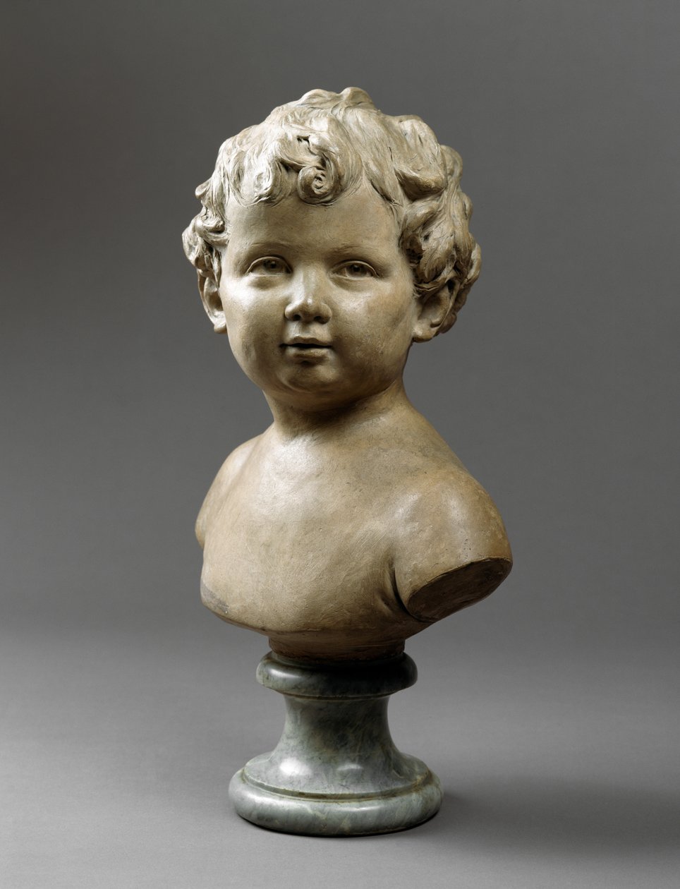 Portret van Anne-Ange Houdon door Jean Antoine Houdon