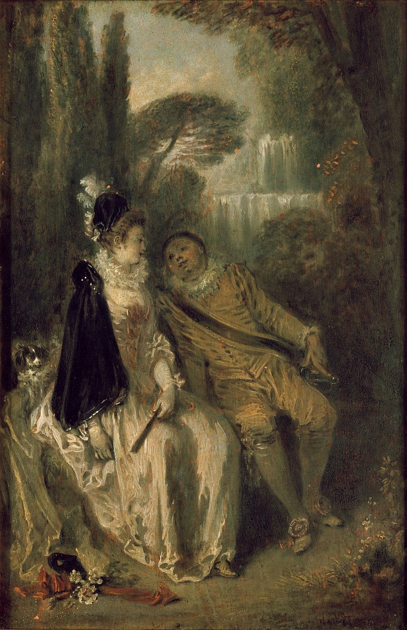 Le Repos Gracieux, c1713 door Jean Antoine Watteau