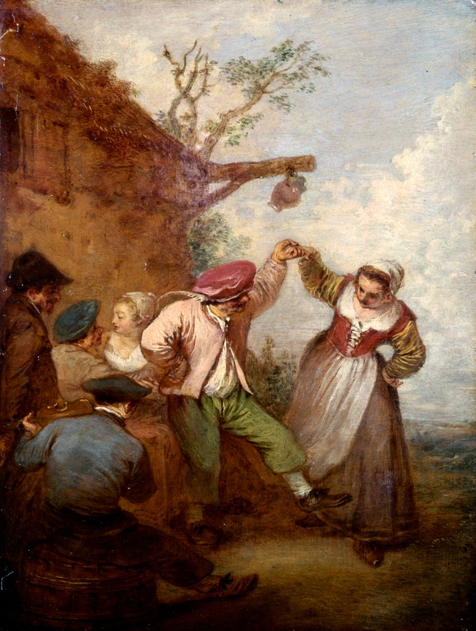 Onbekend beeld door Jean Antoine Watteau