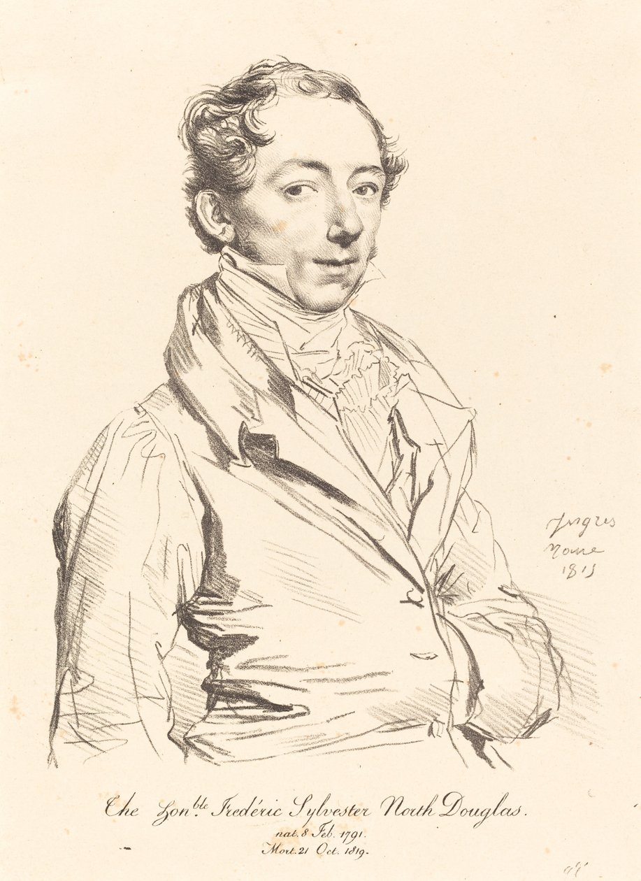 Frederic Sylvester Douglas door Jean Auguste Dominique Ingres
