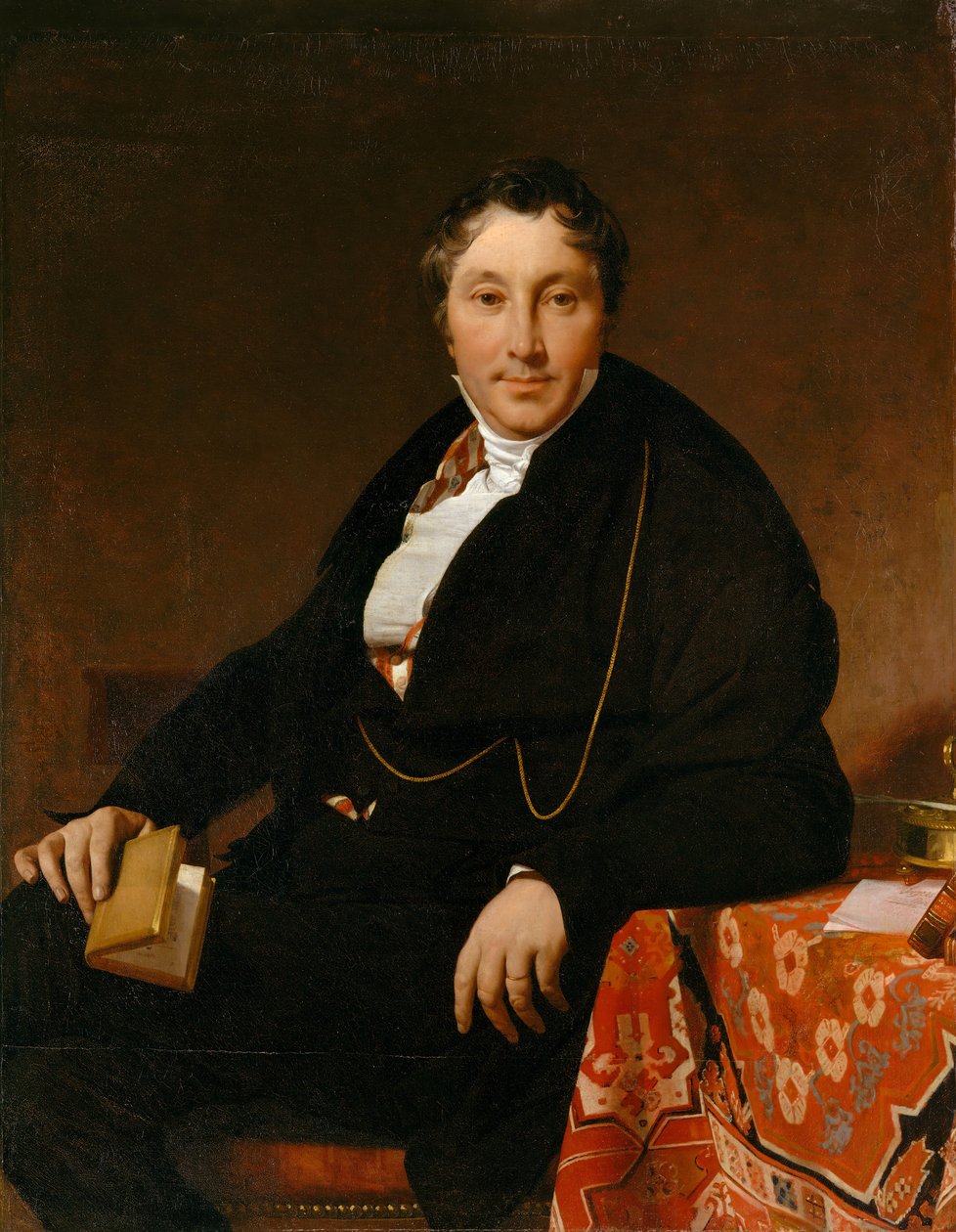 Jacques-Louis Leblanc 1774-1846, 1823 door Jean Auguste Dominique Ingres