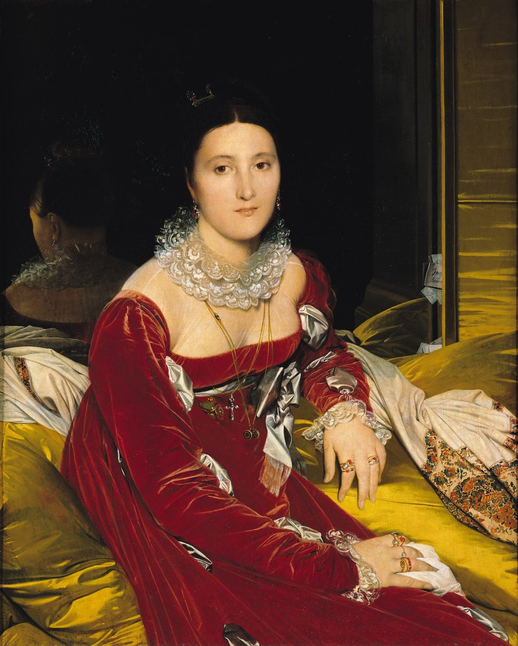 Madame de Senonnes, 1814-16 door Jean Auguste Dominique Ingres
