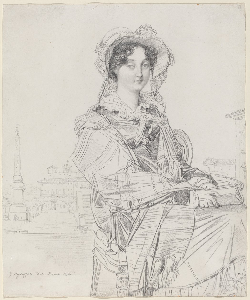 Mevrouw Charles Badham door Jean Auguste Dominique Ingres