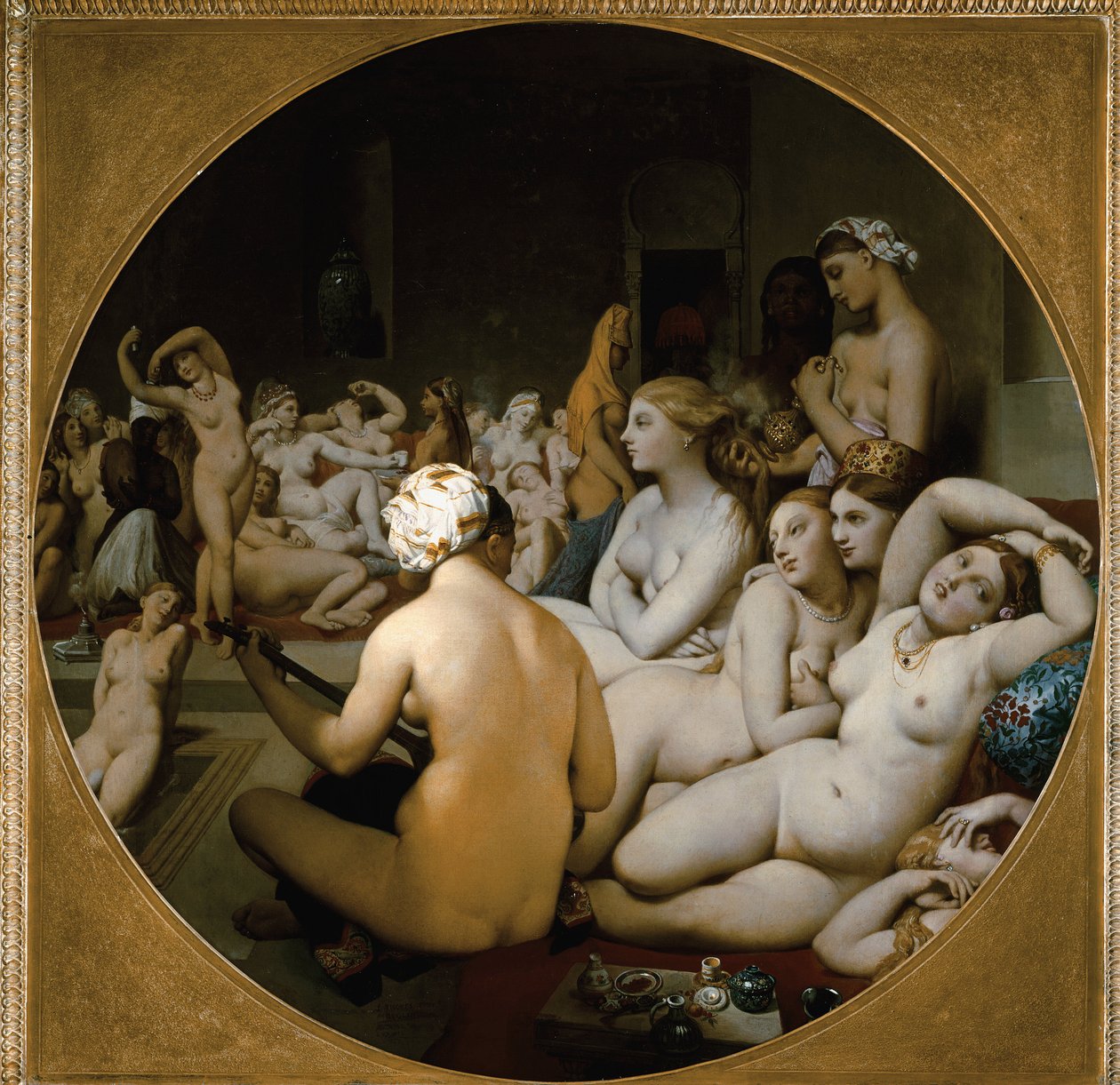 Turks bad door Jean Auguste Dominique Ingres