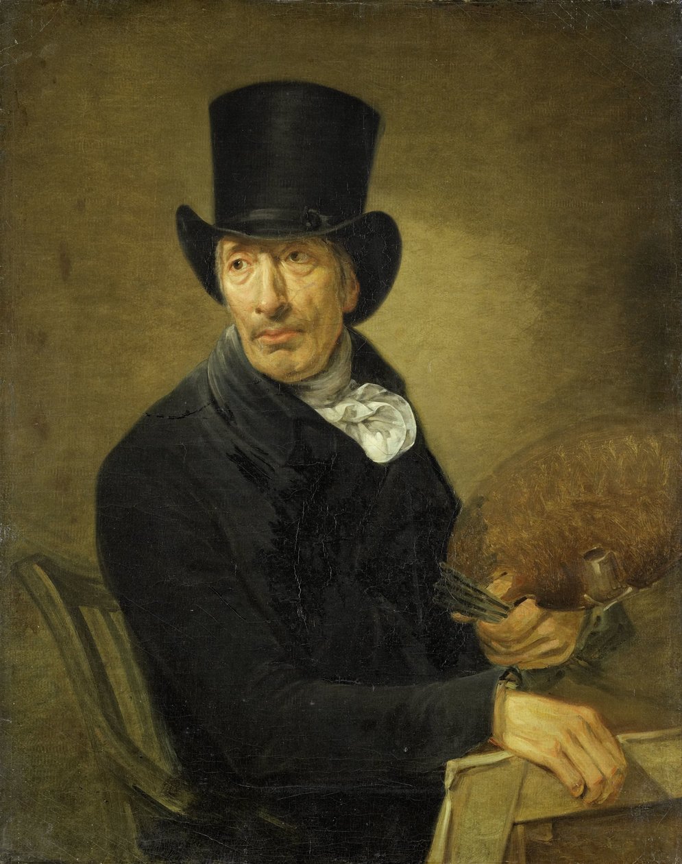 Pieter Barbiers Pz (1748-1842), schilder door Jean Augustin Daiwaille