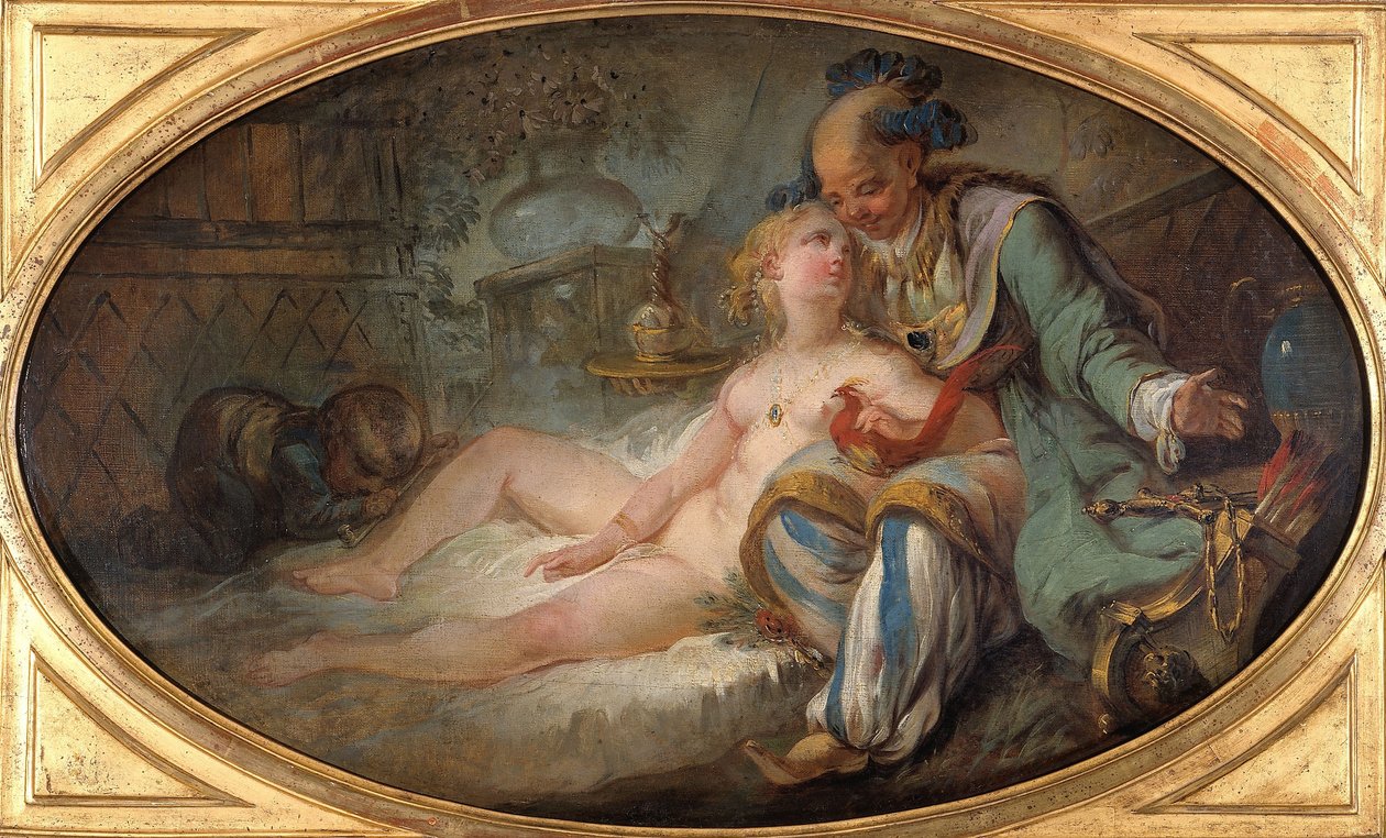 De Sultana door Jean Baptiste (attr. to) Leprince