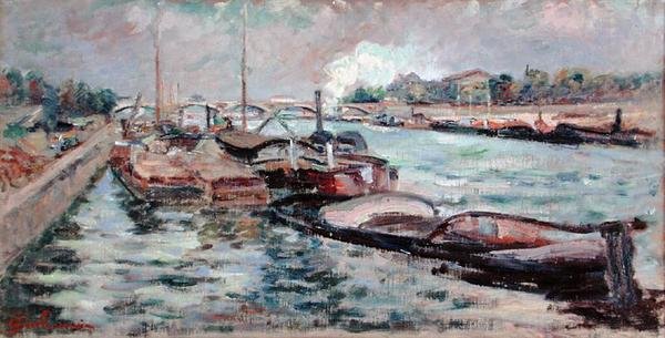 De Seine door Jean Baptiste Armand Guillaumin