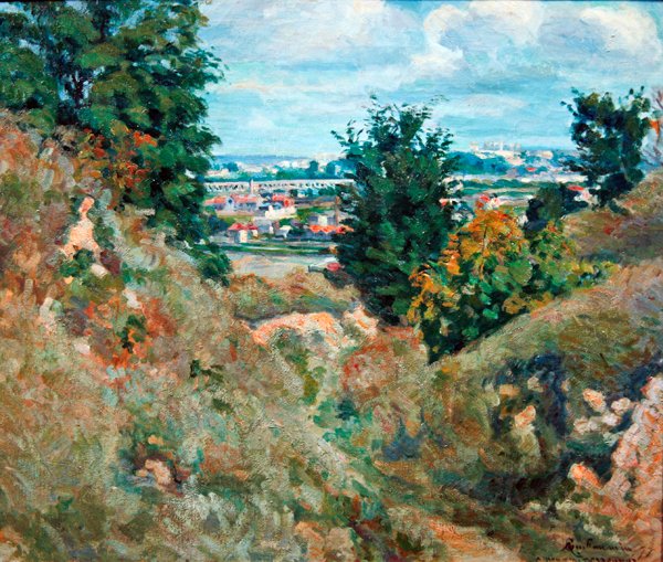 Vallei nabij Parijs door Jean Baptiste Armand Guillaumin