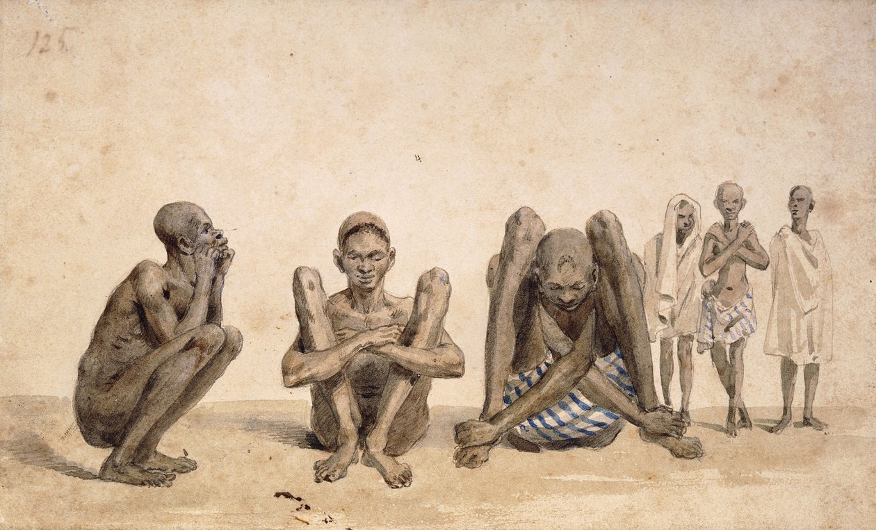 Slaven van Rio Janeiro, ca. 1825-6 door Jean Baptiste Debret