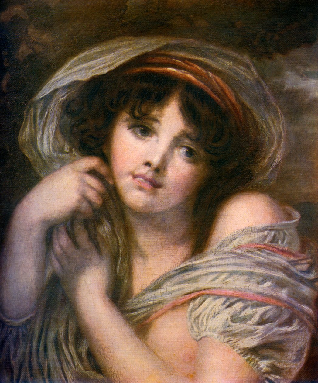 Een meisje, laat 18e eeuw door Jean Baptiste Greuze