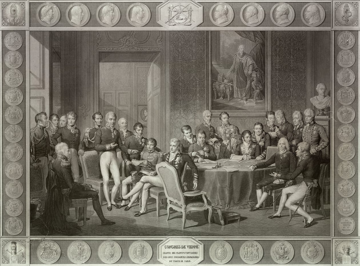 Het Congres van Wenen door Jean Baptiste Isabey