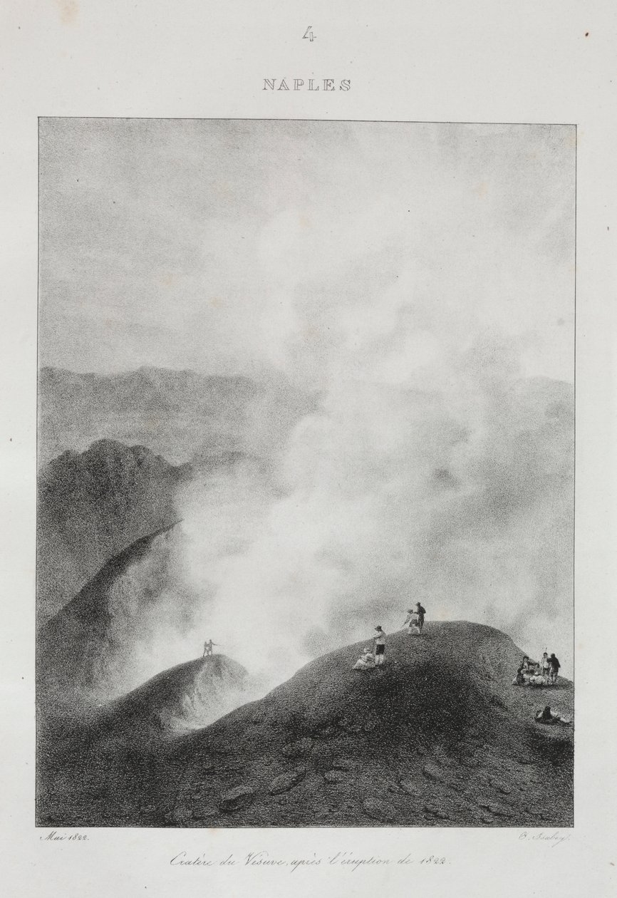Reis naar Italië in 1822, 1833 door Jean Baptiste Isabey
