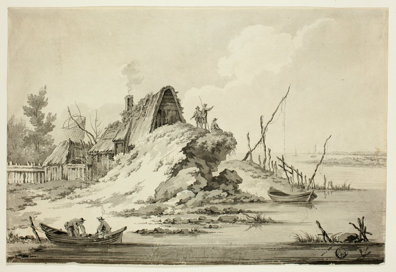 Rustieke Zeescène door Jean Baptiste Le Prince