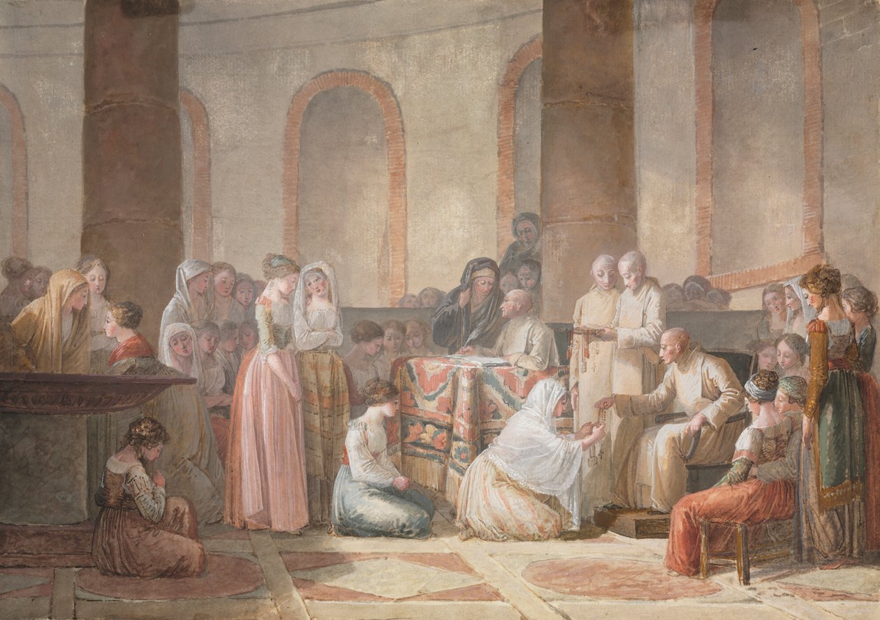 De verdeling van Rozenkransen door Jean Baptiste Mallet