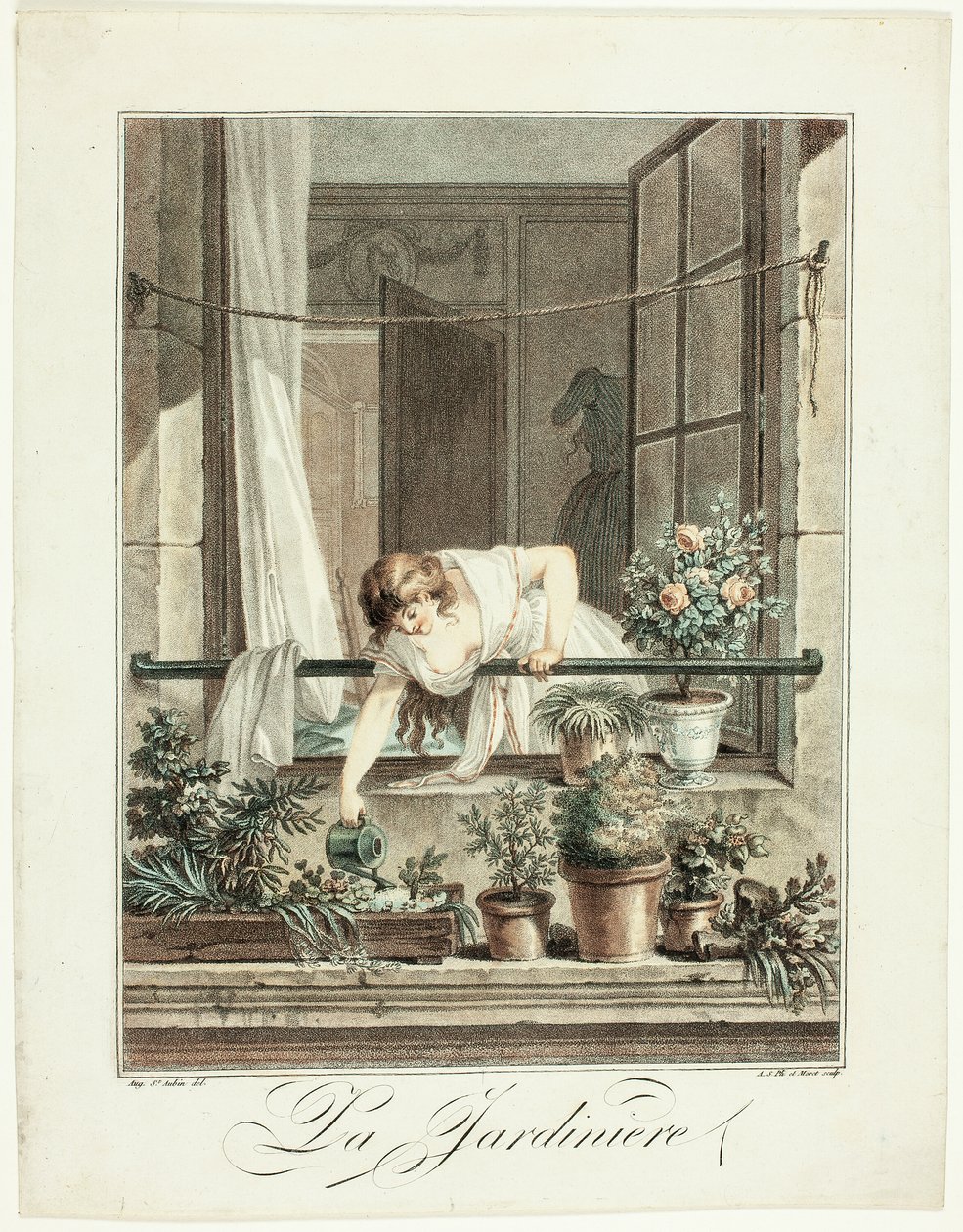 De tuin door Jean Baptiste Moret