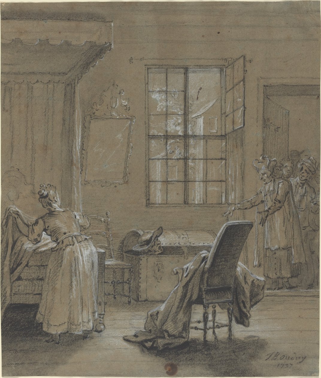Ragotin in de Kist door Jean Baptiste Oudry