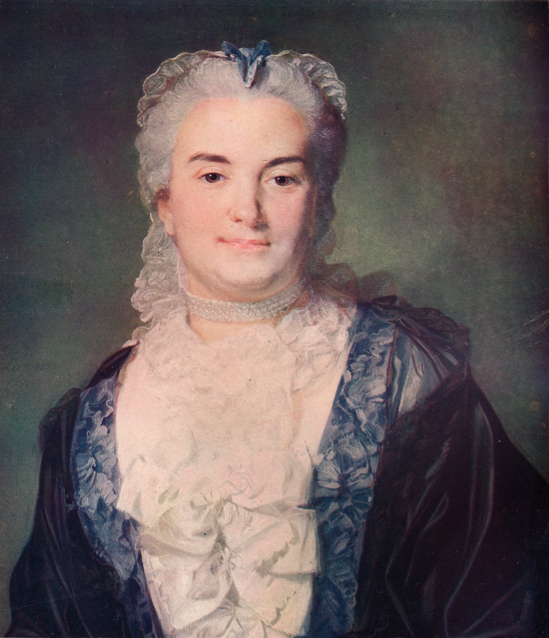 Madame Chevotet door Jean Baptiste Perronneau
