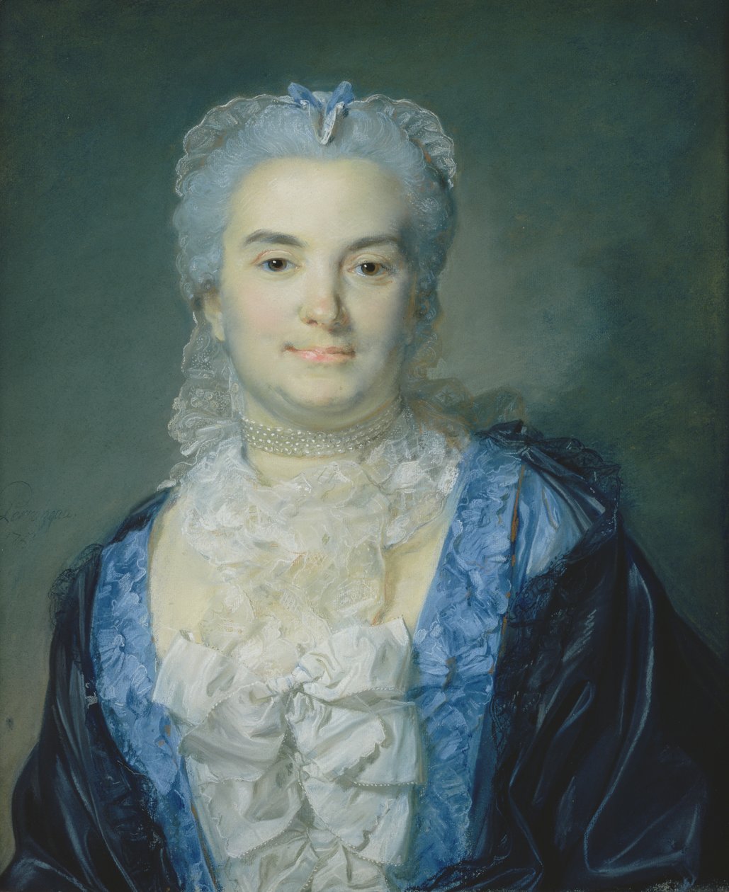 Portret van Madam Chevotet, 1751 door Jean Baptiste Perronneau