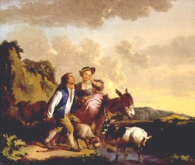 Rustieke hofmakerij door Jean Baptiste Pillement