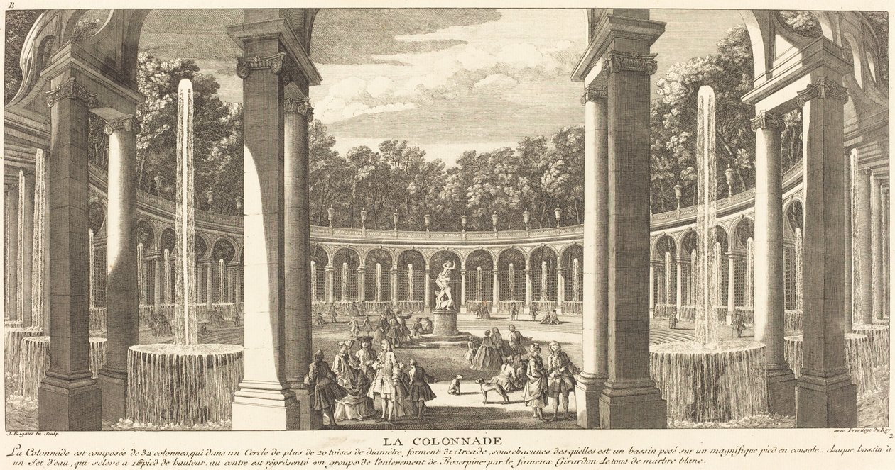 De Kolonnade door Jean Baptiste Rigaud