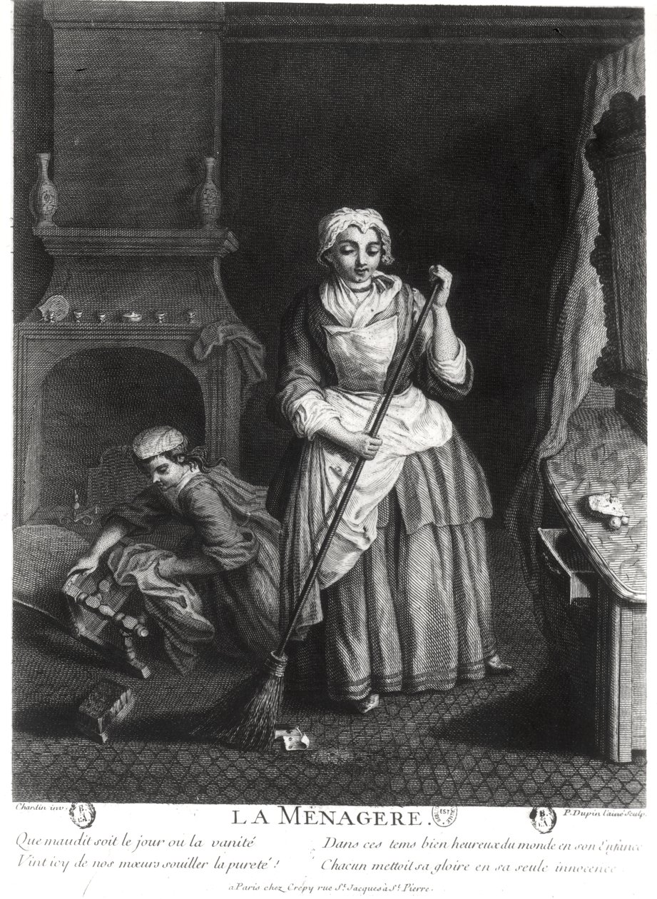 De Huishoudster door Jean Baptiste Simeon Chardin