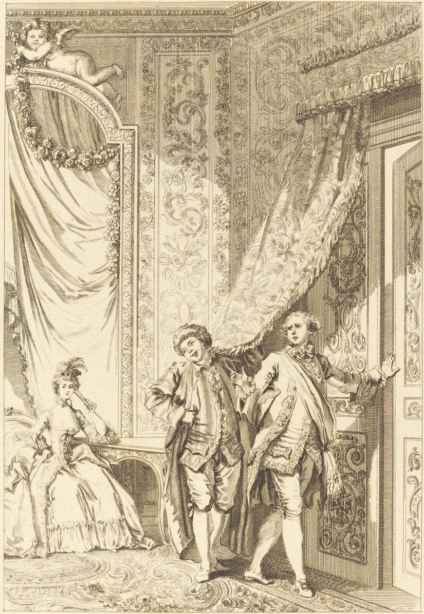 Le magnifique door Jean Baptiste Tilliard after Jean Honoré Fragonard