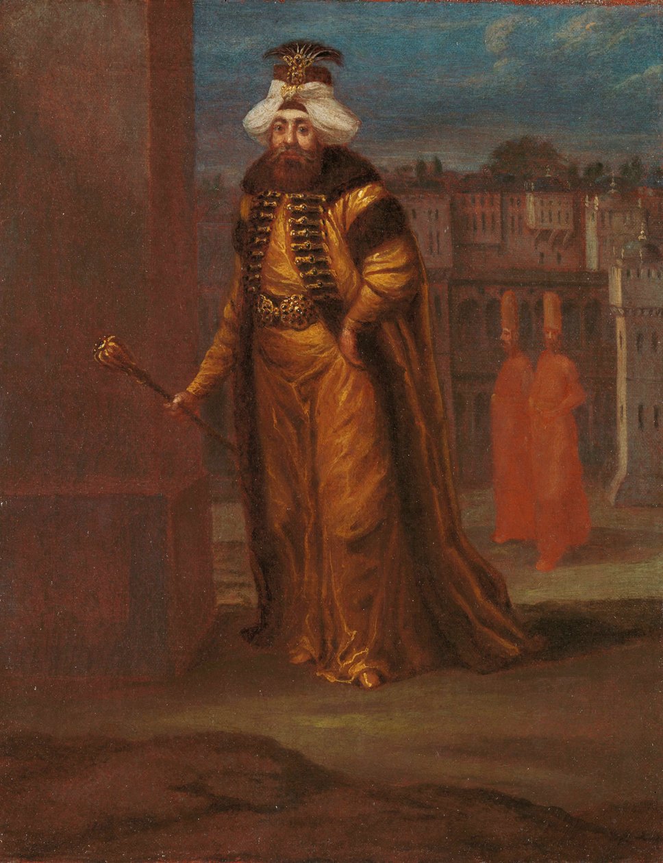Sultan Ahmed III (Ahmet III) (1673-1736) door Jean Baptiste Vanmour
