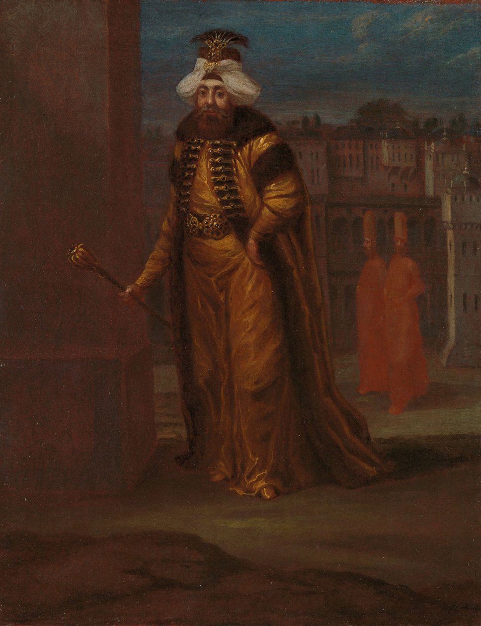 Sultan Mahmud I door Jean Baptiste Vanmour