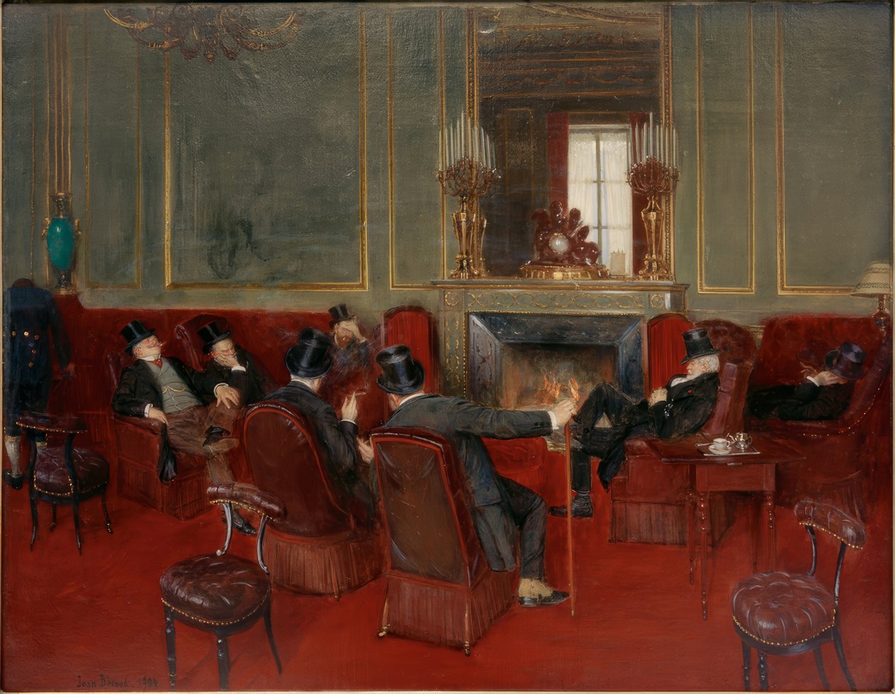 In de club door Jean Beraud