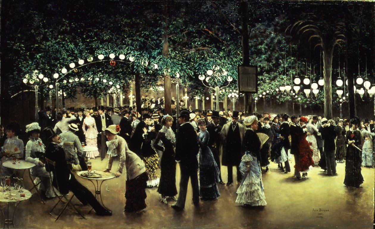 Le Bal Public, 1880 door Jean Beraud