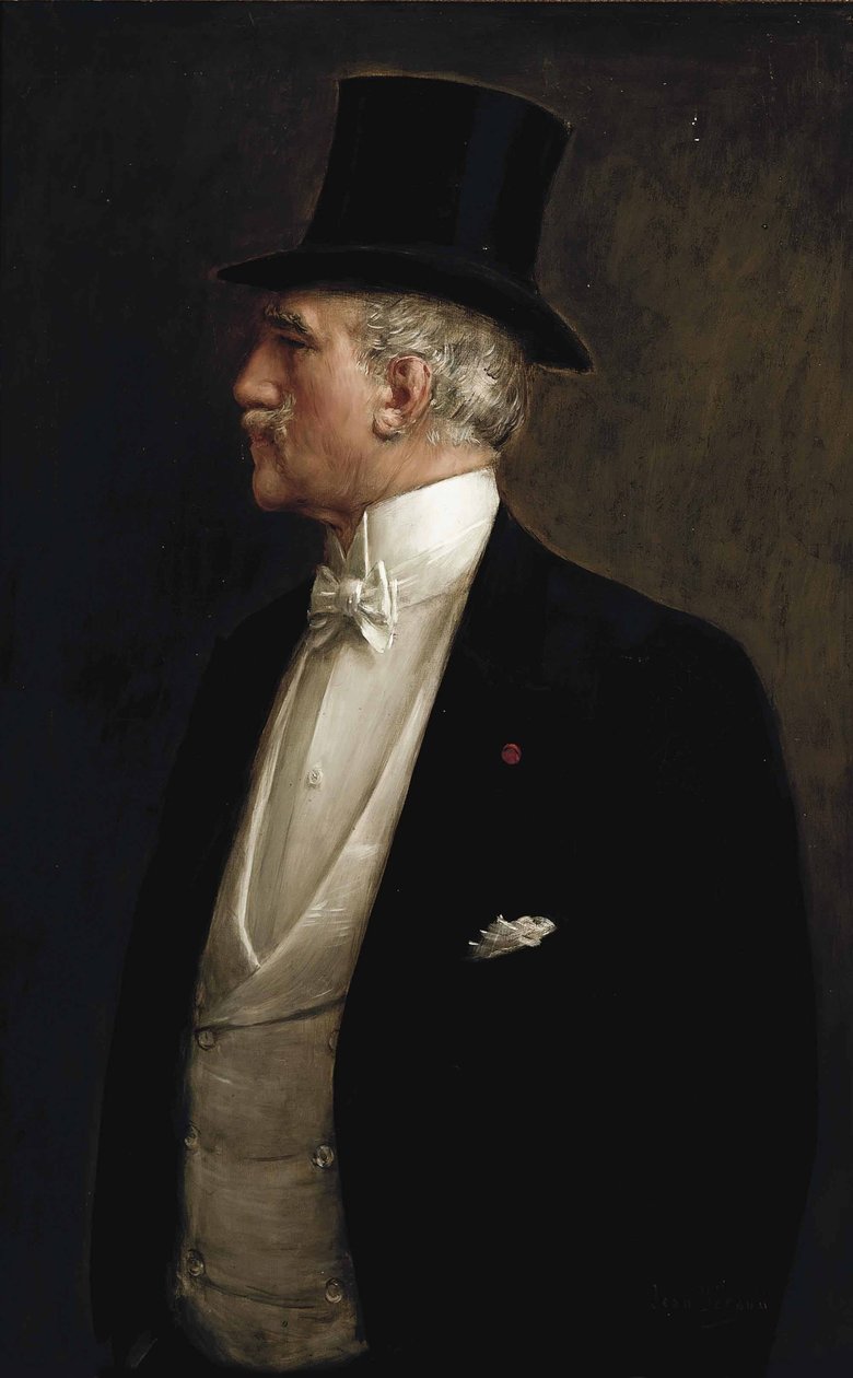 Zelfportret, c. 1909 door Jean Beraud