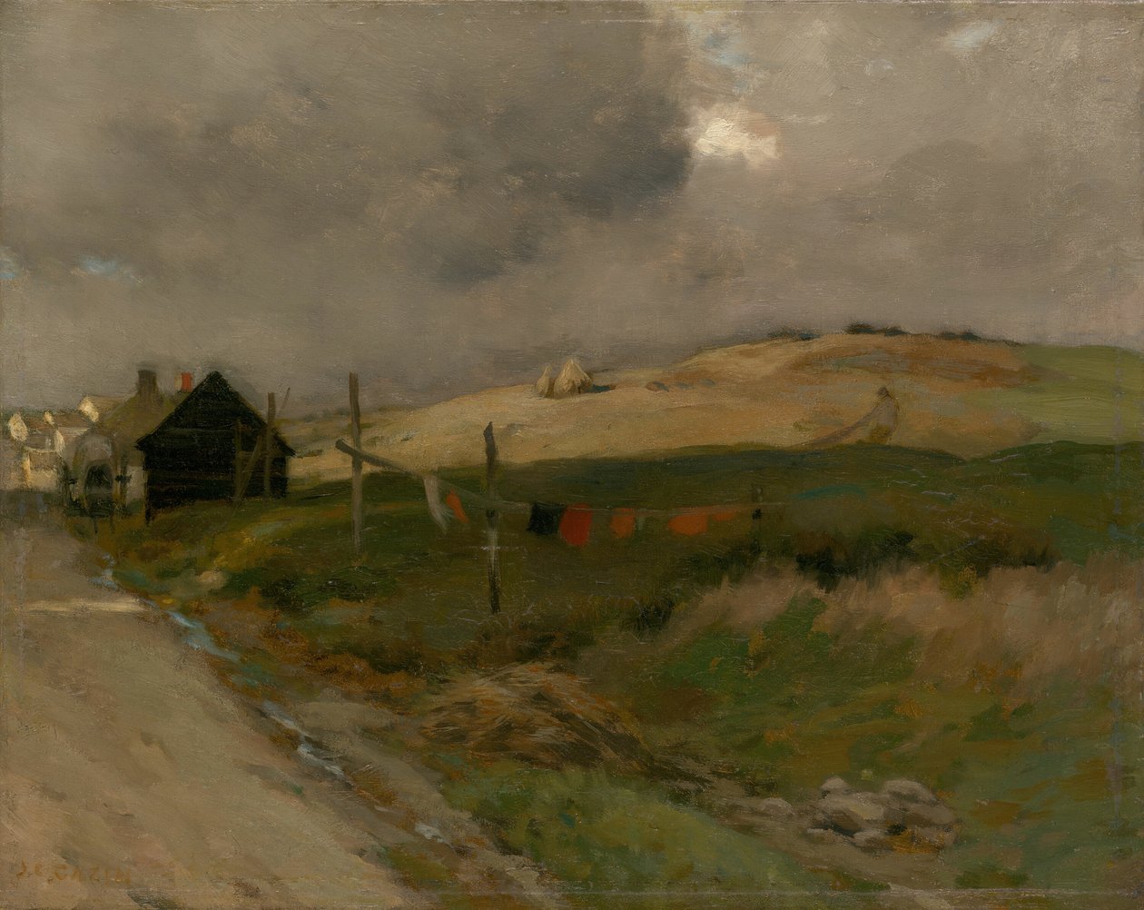 Landschap, circa 1895 door Jean Charles Cazin