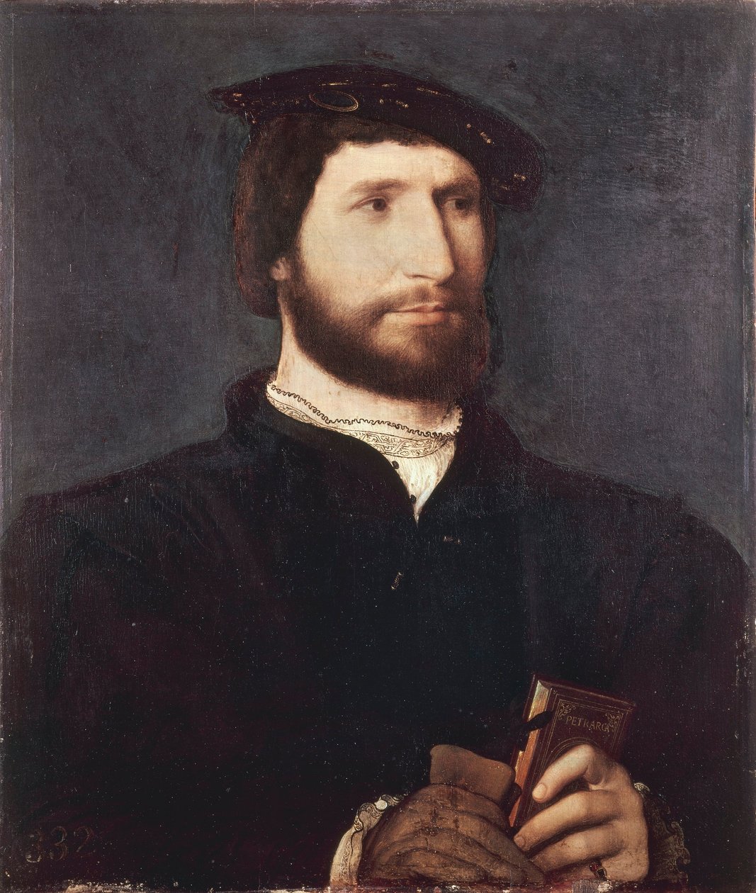 Frankrijk, Man met Petrarca door Jean Clouet