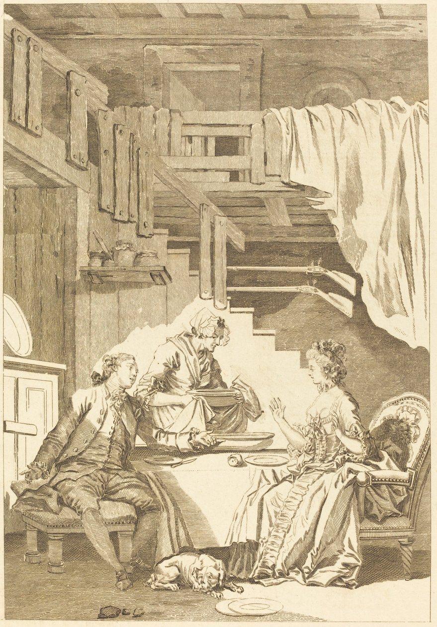 De Valk door Jean Dambrun and Jean Baptiste Tilliard after Jean Honoré Fragonard