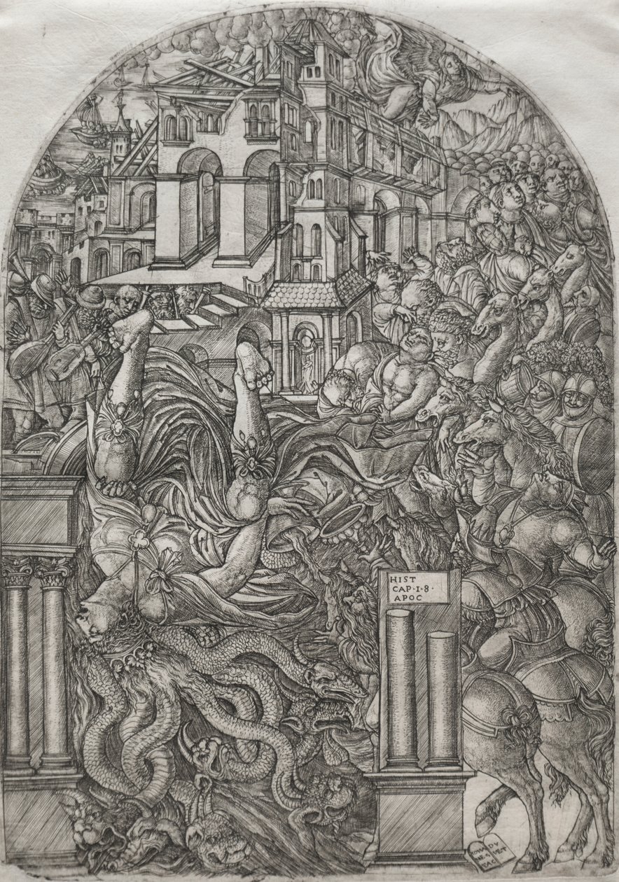 De Apocalyps: De Val van Babylon door Jean Duvet