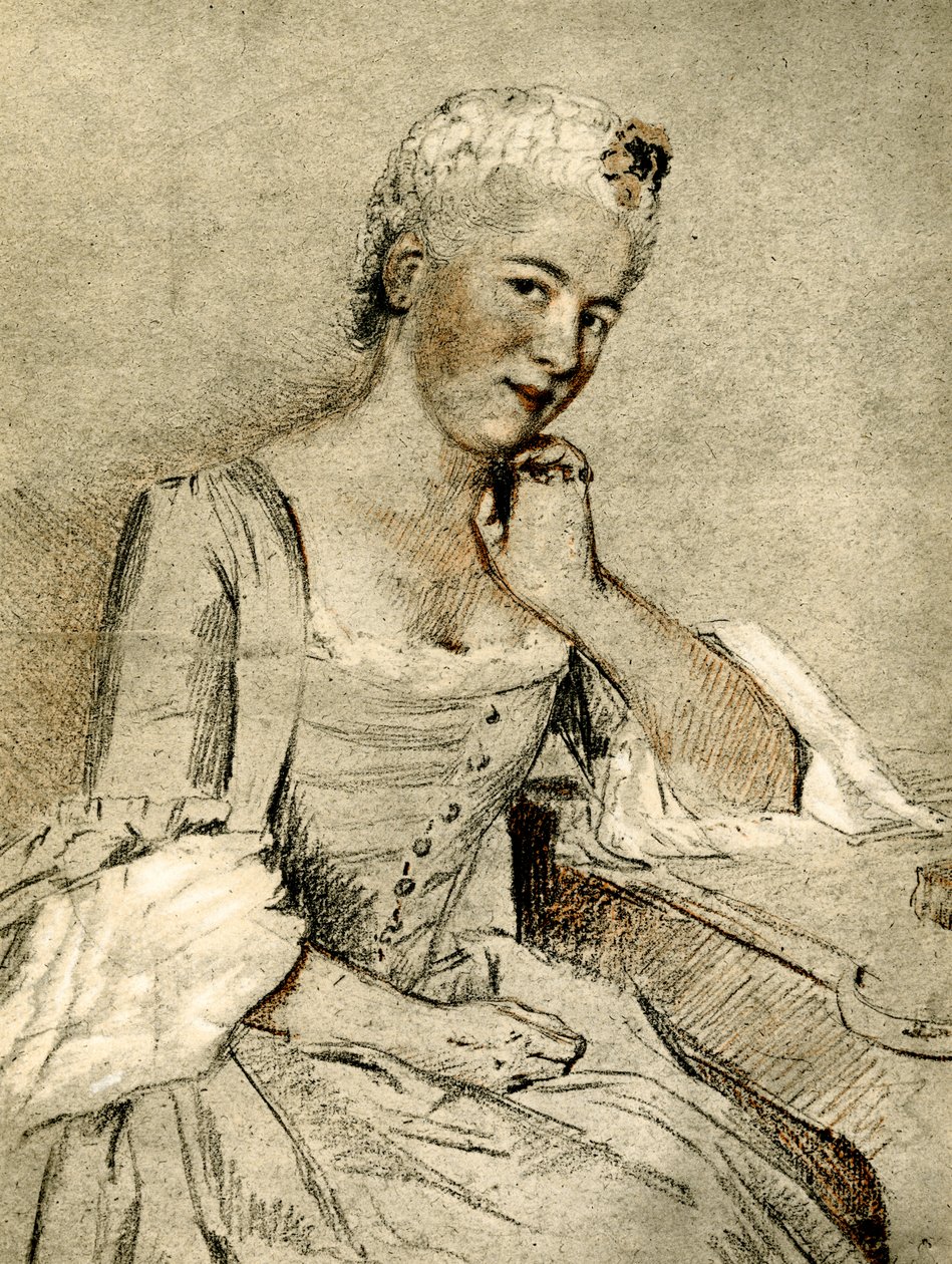 Jeanne Natoire door Jean Étienne Liotard