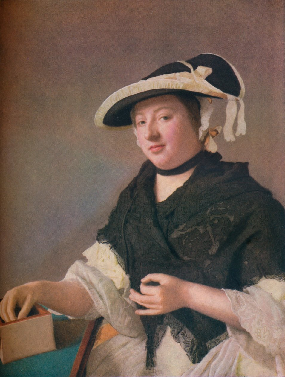Lady Fawkener, ca. 1760 door Jean Étienne Liotard