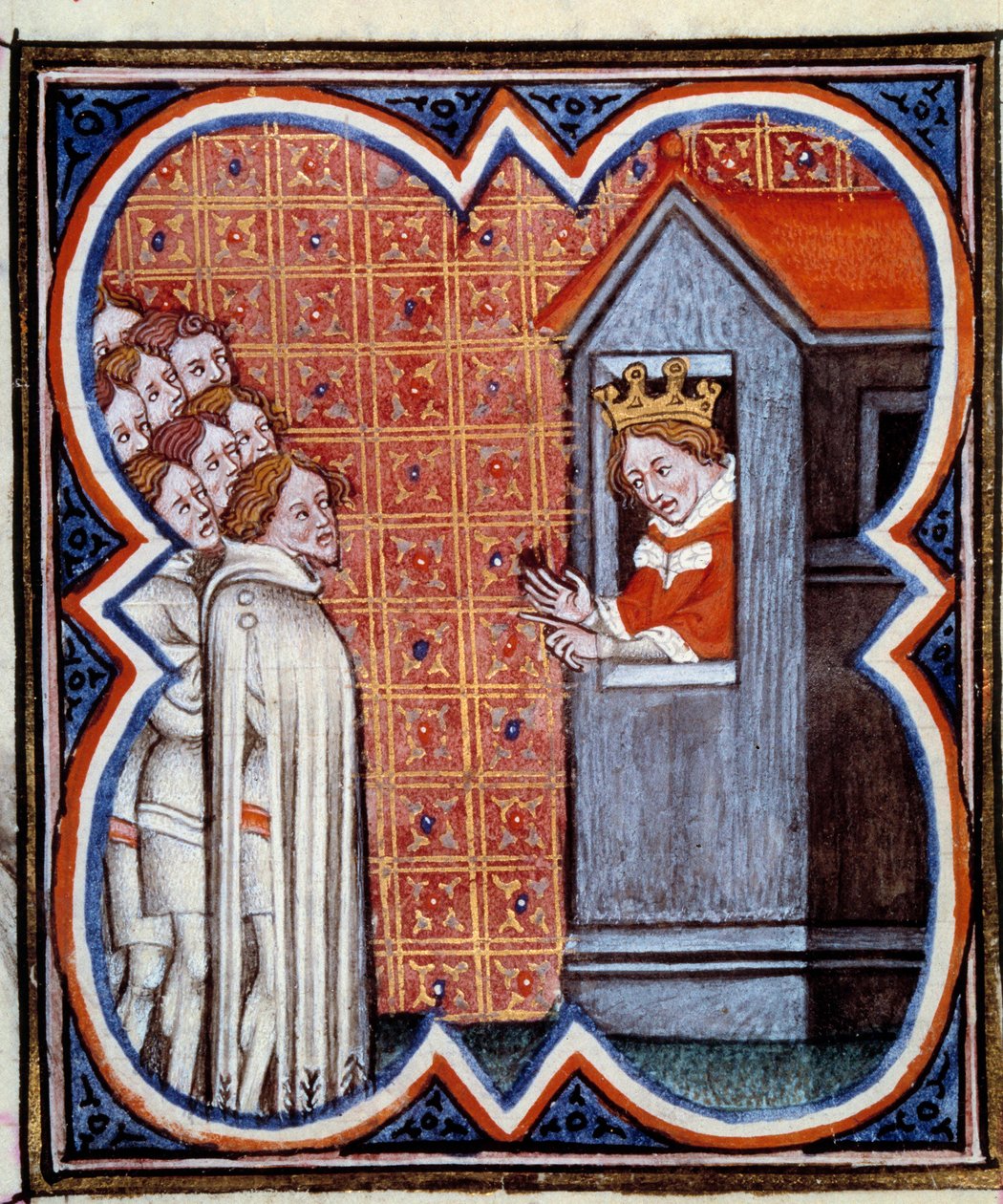 Karel II de slechte koning van Navarra door Jean Fouquet