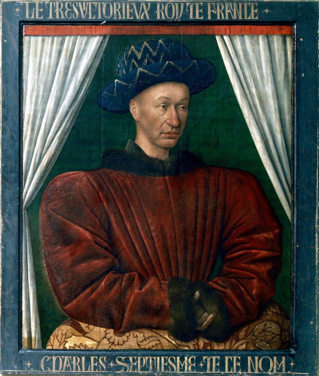 Karel VII van Frankrijk, 15e eeuw door Jean Fouquet