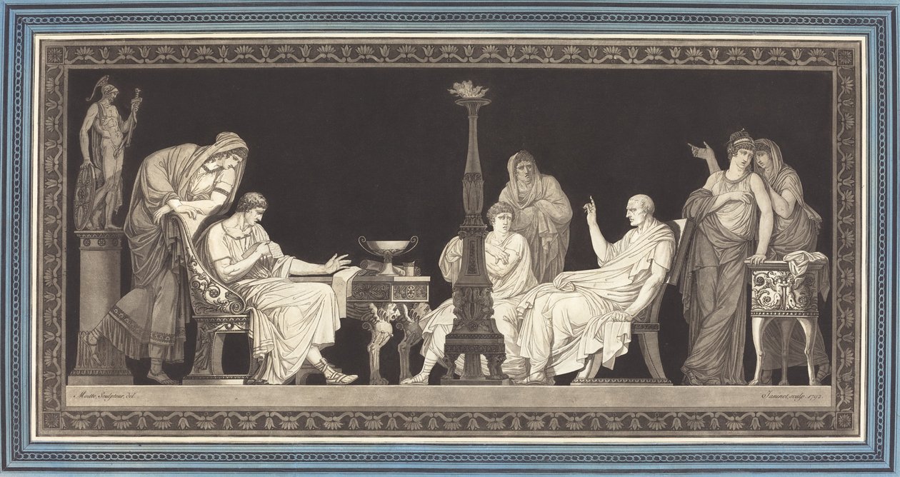 De Catilinaanse samenzwering, 1792 door Jean Francois Janinet