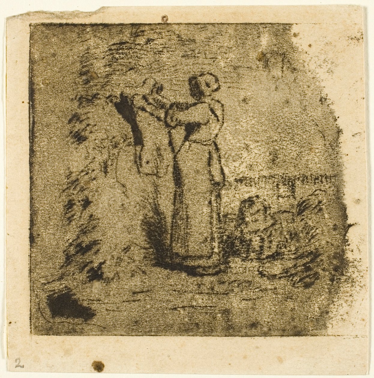 Rustende Boer door Jean Francois Millet