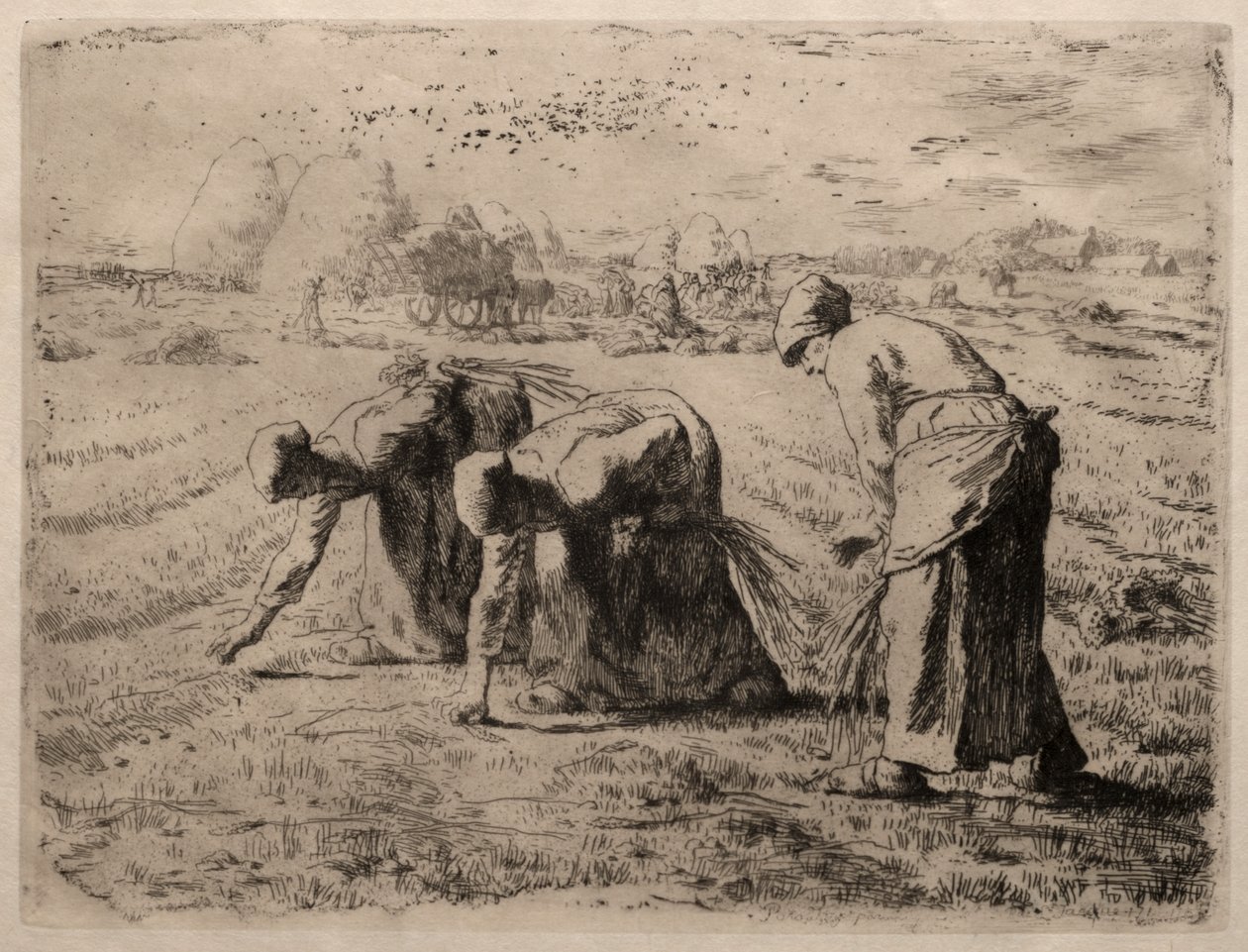 De Arenleesters door Jean Francois Millet