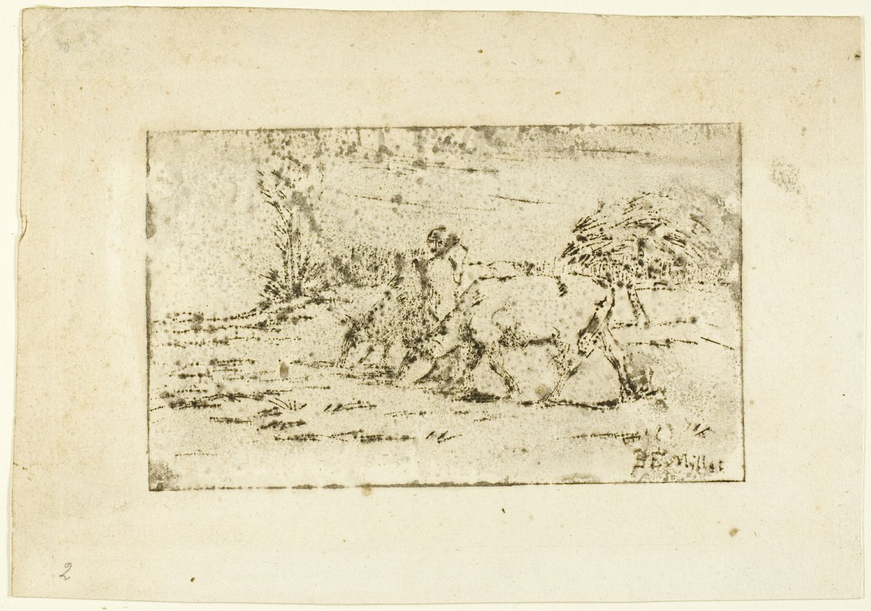 De twee koeien door Jean Francois Millet