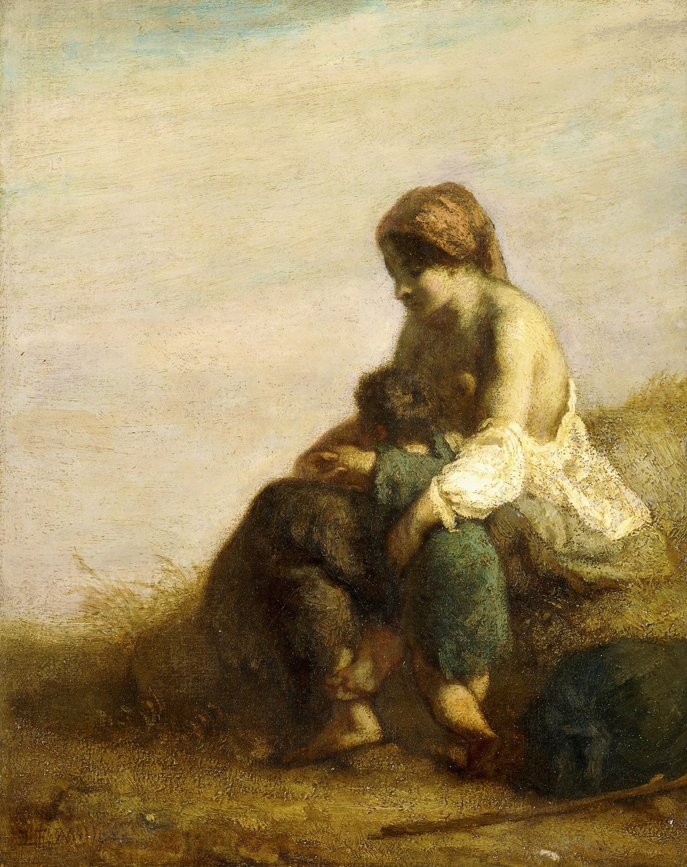 De Zwervers door Jean Francois Millet